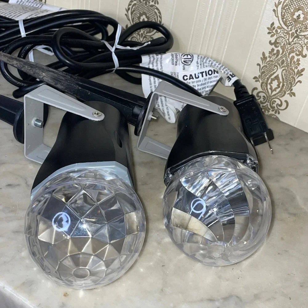 Outdoor Holiday Winter Projection Projector Lights Spinning Whisps Light Wall